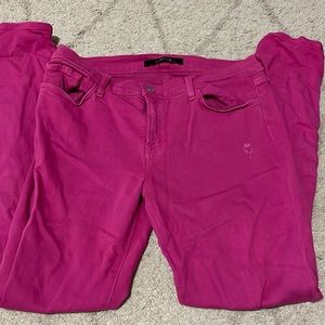J Brand pink skinny jeans